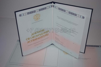 Диплом Аспирантуры 2023г в Вологде