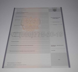 Академическая Справка Техникума 2023г в Вологде